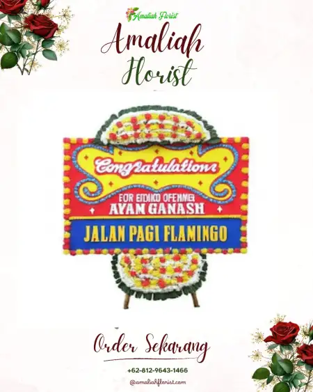 Sewa Papan Bunga Tarup