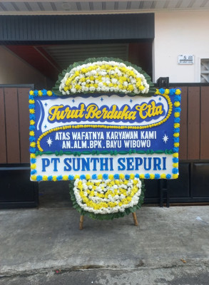 Papan Bunga Duka di Tarup